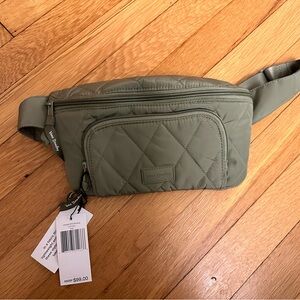 Vera Bradley Olive Quilted Belt Bag